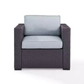 Biscayne Outdoor Wicker Armchair - Mist - Crosley