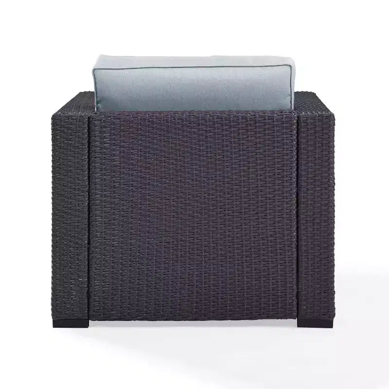 Fauteuil d'extérieur en osier Biscayne - Brume - Crosley