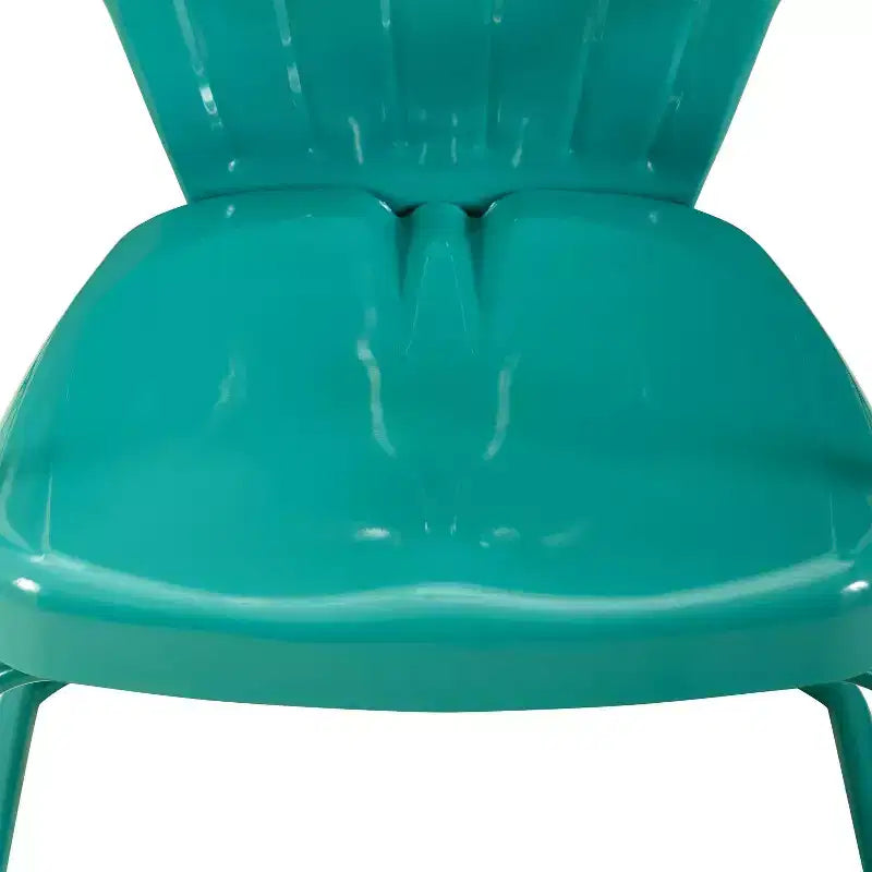 Lot de 2 chaises d'extérieur Ridgeland – Brillant turquoise – Crosley