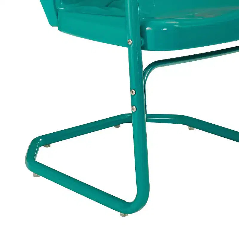 Lot de 2 chaises d'extérieur Ridgeland – Brillant turquoise – Crosley