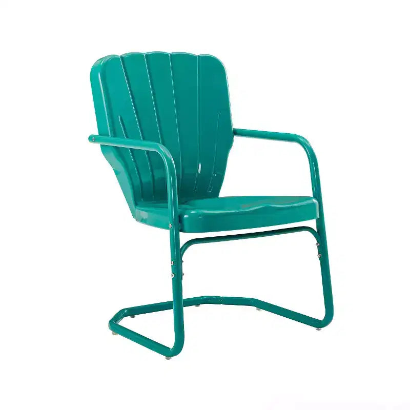 Lot de 2 chaises d'extérieur Ridgeland – Brillant turquoise – Crosley