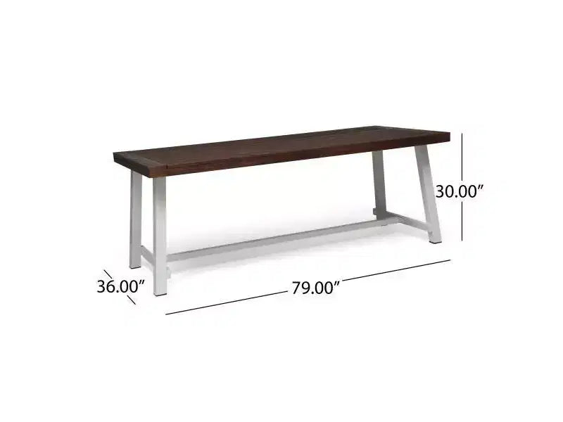 Ensemble de salle à manger Flamingo 9 pièces en bois et osier marron foncé/multimarron/beige - Christopher Knight Home : résistant aux intempéries, 8 chaises
