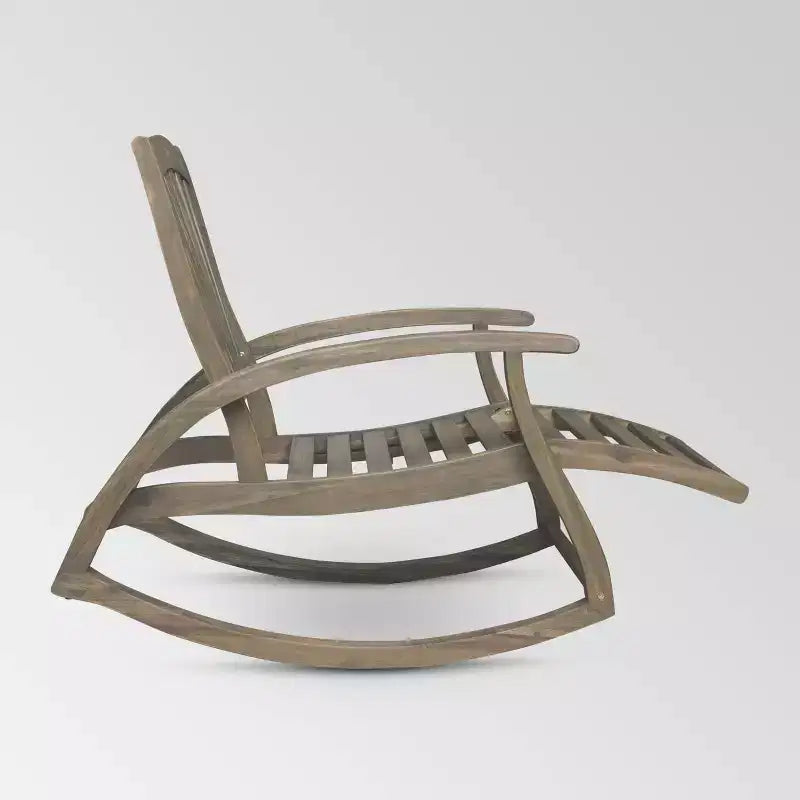 Chaises à bascule inclinables Sunview 2 places en bois d'acacia : Sièges de terrasse, résistantes aux intempéries - Christopher Knight Home