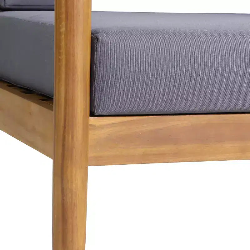 Fauteuils de jardin Magnolia 2 pièces en bois d'acacia : Coussins résistants à l'eau - Christopher Knight Home