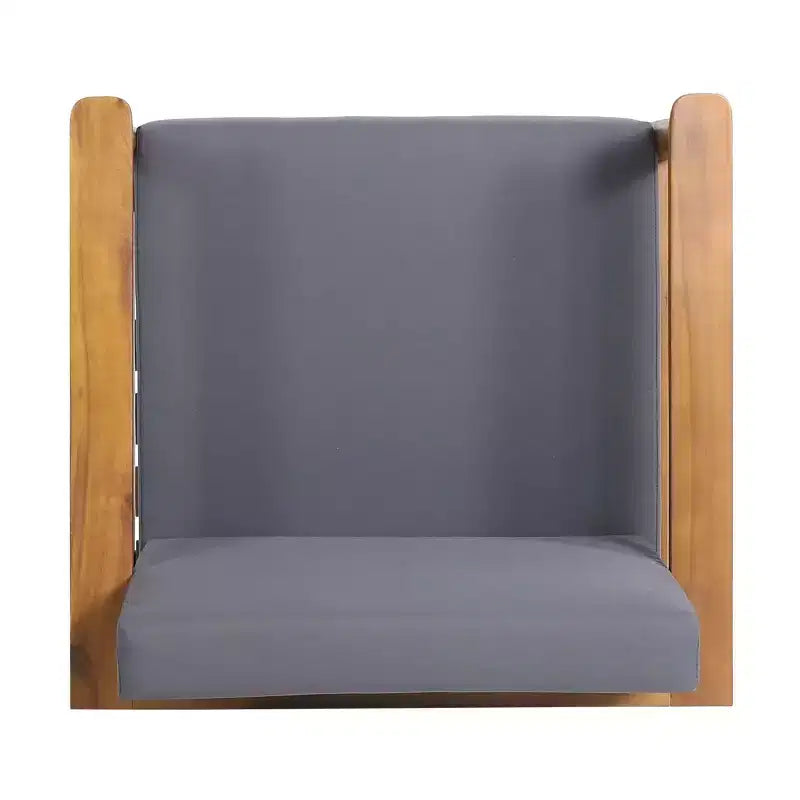 Fauteuils de jardin Magnolia 2 pièces en bois d'acacia : Coussins résistants à l'eau - Christopher Knight Home