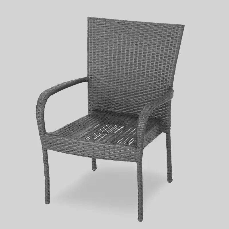Ensemble de salle à manger 5 pièces en bois d'acacia et osier Avoca : Ensemble de patio résistant aux intempéries Christopher Knight Home