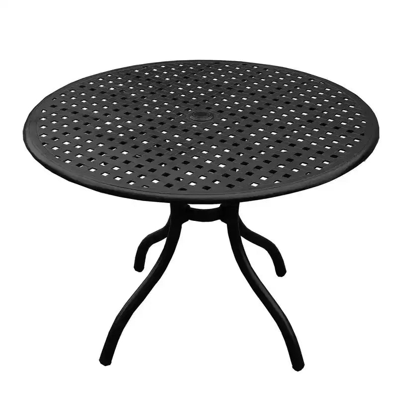 Ensemble de salle à manger d'extérieur 5 pièces : Table et chaises en aluminium résistant aux UV - Oakland Living