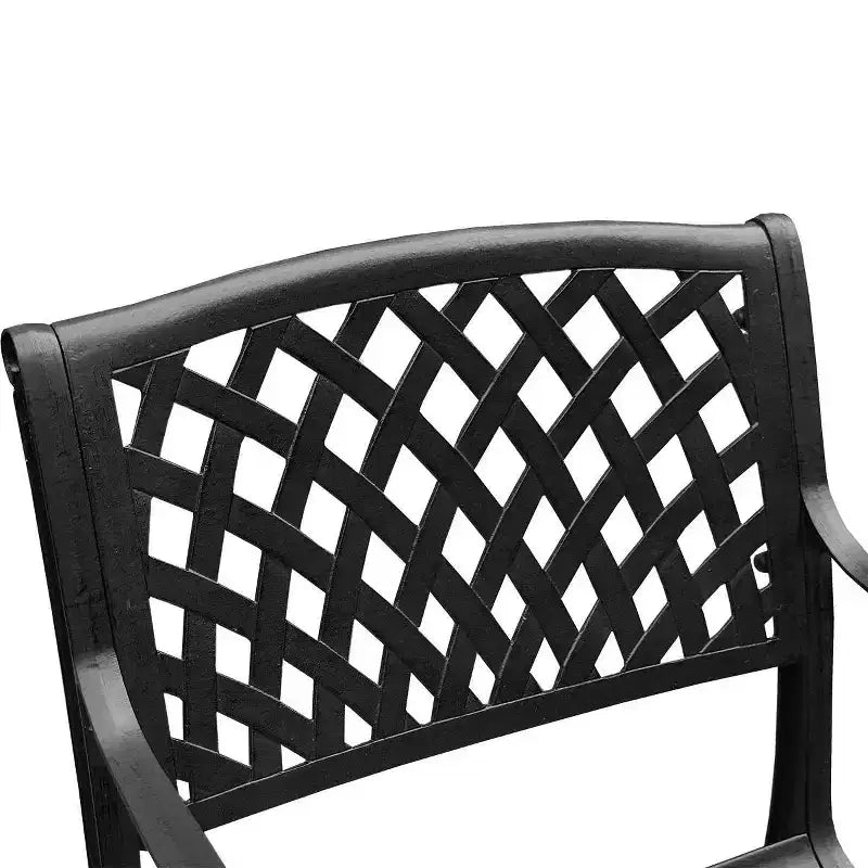 Ensemble de salle à manger d'extérieur 5 pièces : Table et chaises en aluminium résistant aux UV - Oakland Living
