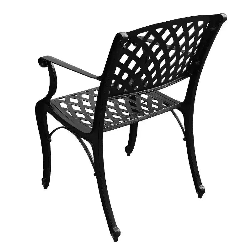 Ensemble de salle à manger d'extérieur 5 pièces : Table et chaises en aluminium résistant aux UV - Oakland Living