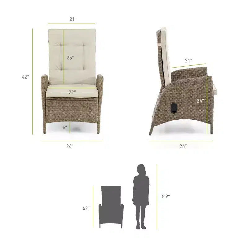 Ensemble de salle à manger extérieur Greemotion Mackay 5 pièces en bois de teck : Résistant aux UV, aux intempéries, cadre en aluminium