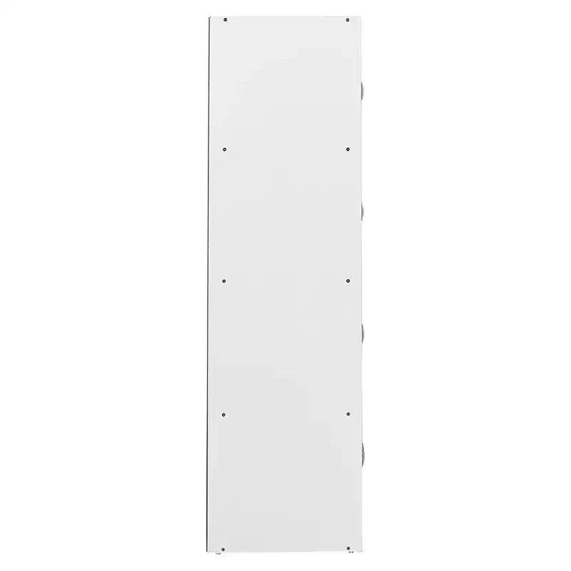Hodedah HID44 Meuble de rangement multifonctionnel fermé à 8 portes pour la maison et le bureau, finition bois de hêtre