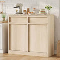 Poubelle inclinable, chêne naturel, poubelle avec rangement et tiroir, meuble poubelle caché, panier à linge pour cuisine, salle à manger, salon