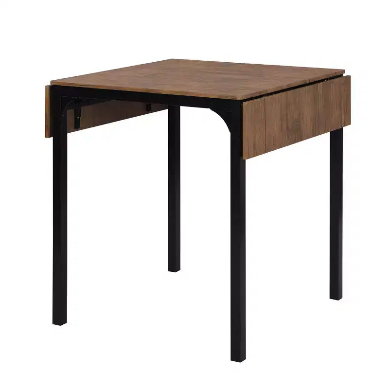 Ensemble de table à manger pliable à hauteur de comptoir Whisen Farmhouse 5 pièces avec chaises de salle à manger