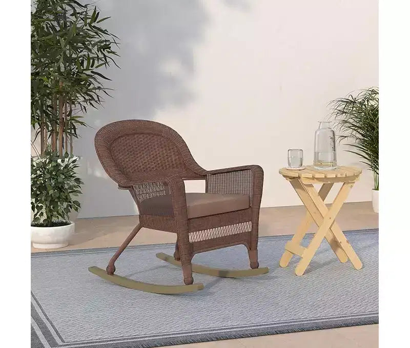 Chaise HomeStock Rocker Classic Comfort avec coussin – Lot de 2