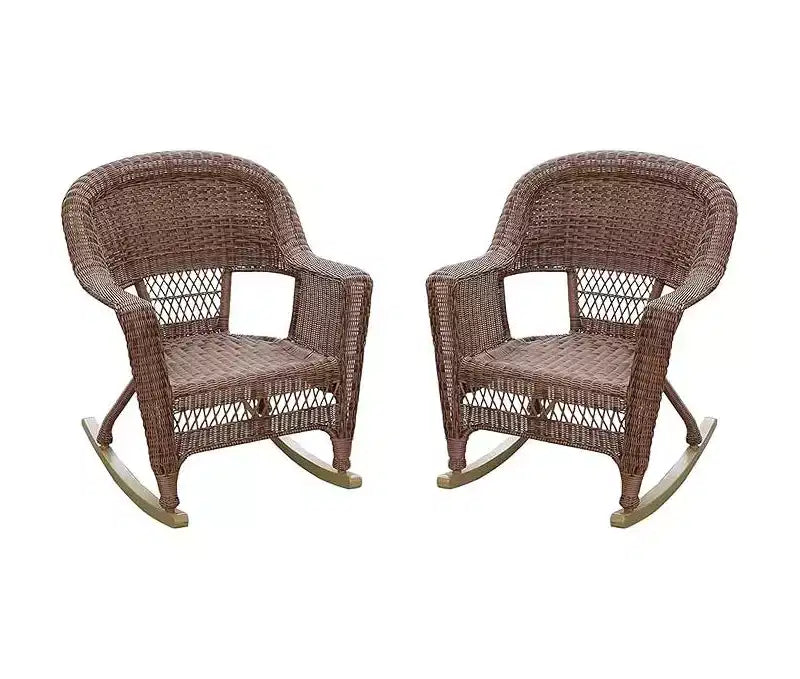 Chaise HomeStock Rocker Classic Comfort avec coussin – Lot de 2