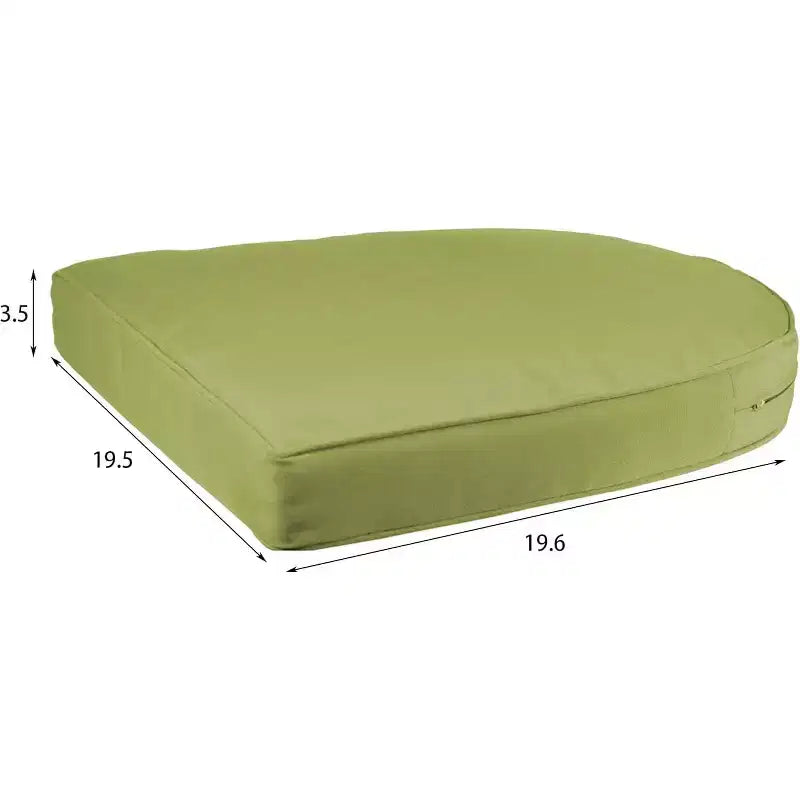 HomeStock Honey Coastal Craftsman Chaise Ensemble de 2 avec coussins