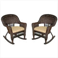 HomeStock Contemporary Chic Chair Set of 2 with Cushion and Chrome Legs