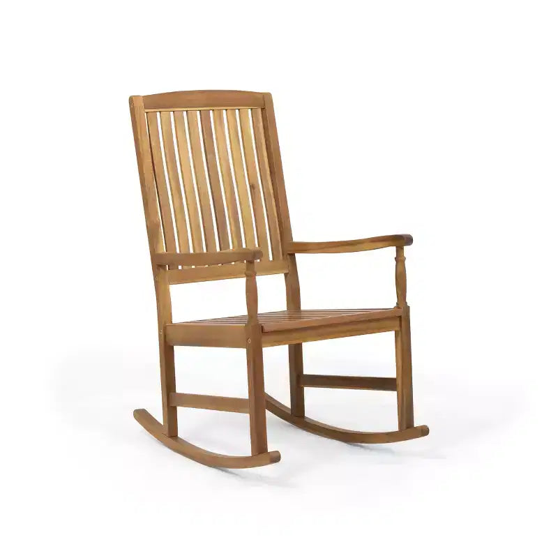 Christopher Knight Home Arcadia Fauteuil à bascule d'extérieur en bois d'acacia