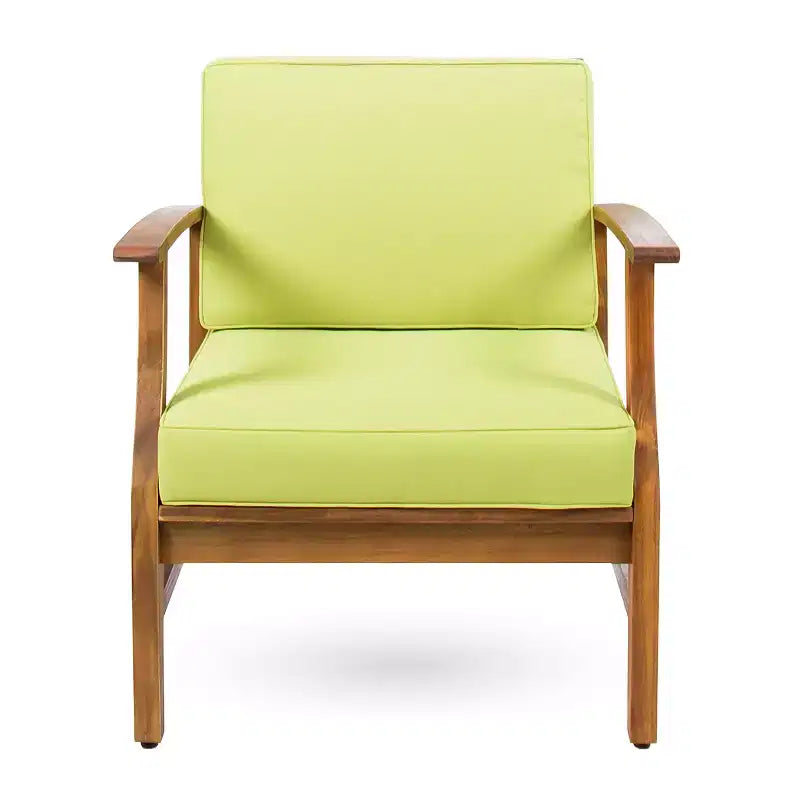Christopher Knight Home Abena Fauteuils de jardin en bois d'acacia avec coussins (lot de 2)