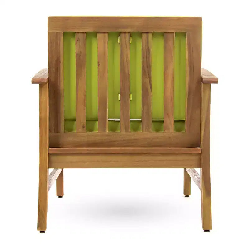 Christopher Knight Home Abena Fauteuils de jardin en bois d'acacia avec coussins (lot de 2)