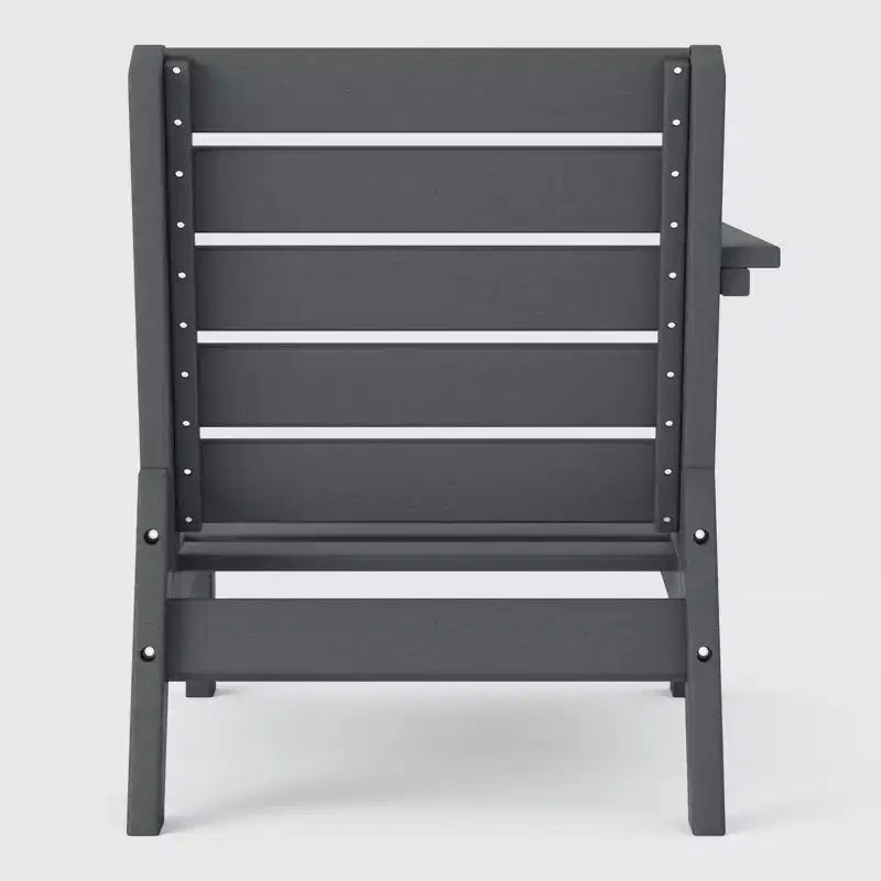 Chaise de coin à dossier profond WestinTrends Avalon en PEHD pour patio extérieur avec accoudoir gauche