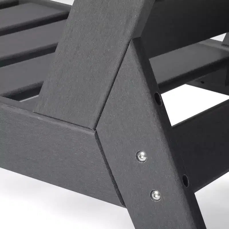 Chaise de coin à dossier profond WestinTrends Avalon en PEHD pour patio extérieur avec accoudoir gauche