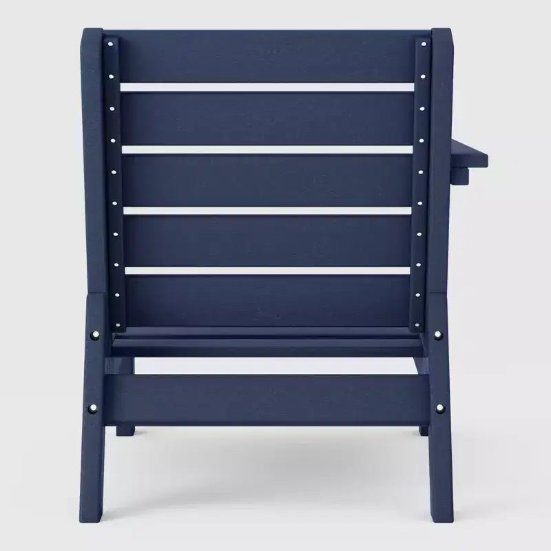 Chaise de coin à dossier profond WestinTrends Avalon en PEHD pour patio extérieur avec accoudoir gauche