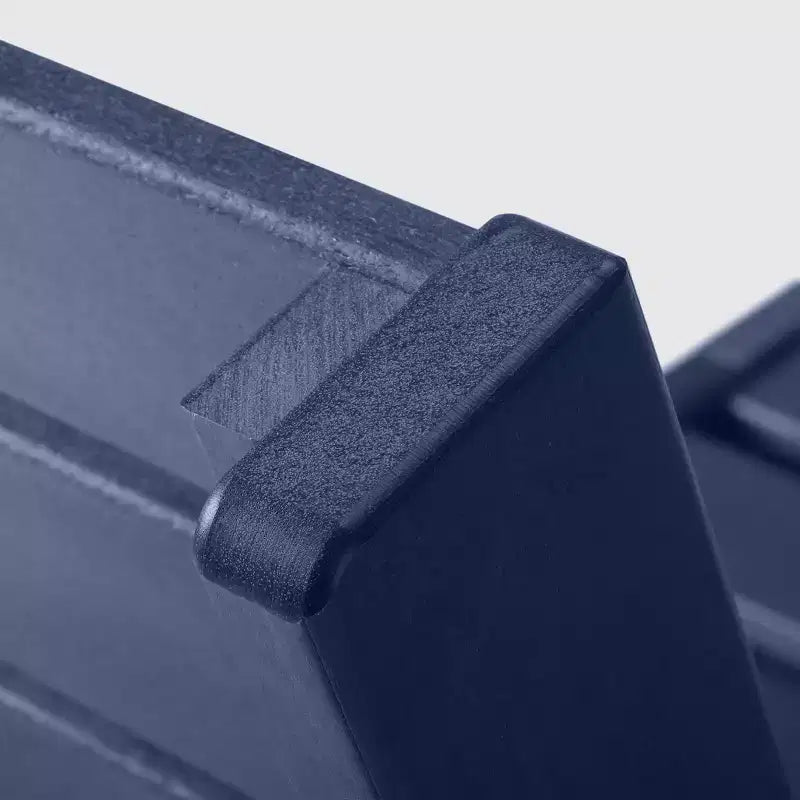 Chaise de coin à dossier profond WestinTrends Avalon en PEHD pour patio extérieur avec accoudoir gauche