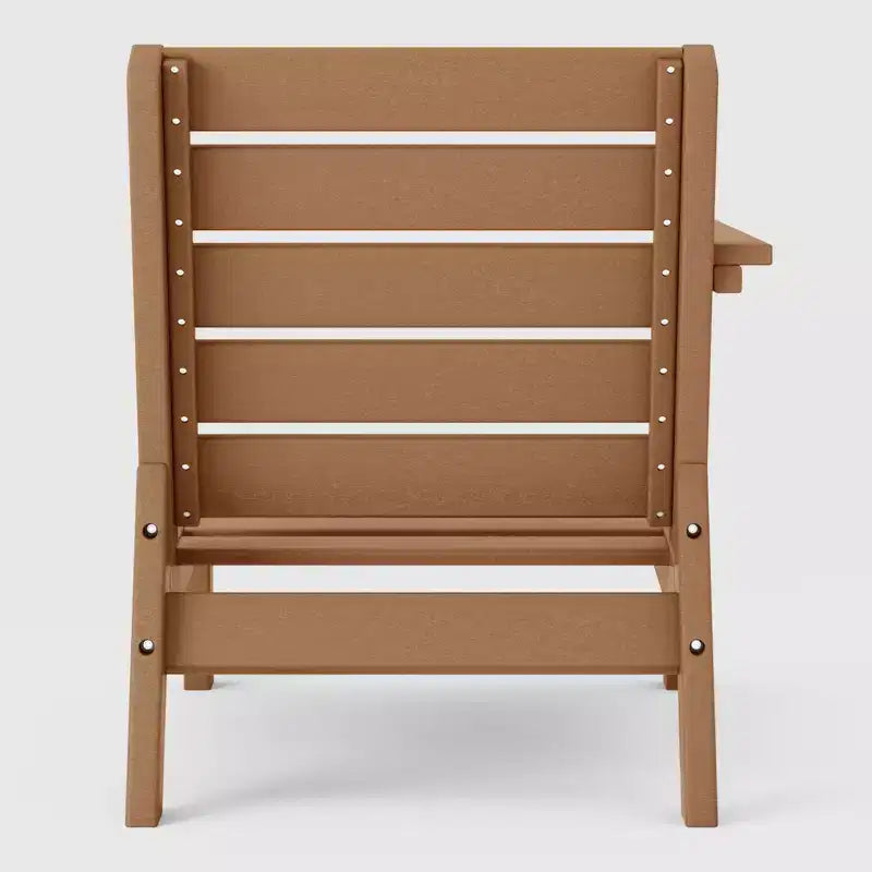 Chaise de coin à dossier profond WestinTrends Avalon en PEHD pour patio extérieur avec accoudoir gauche