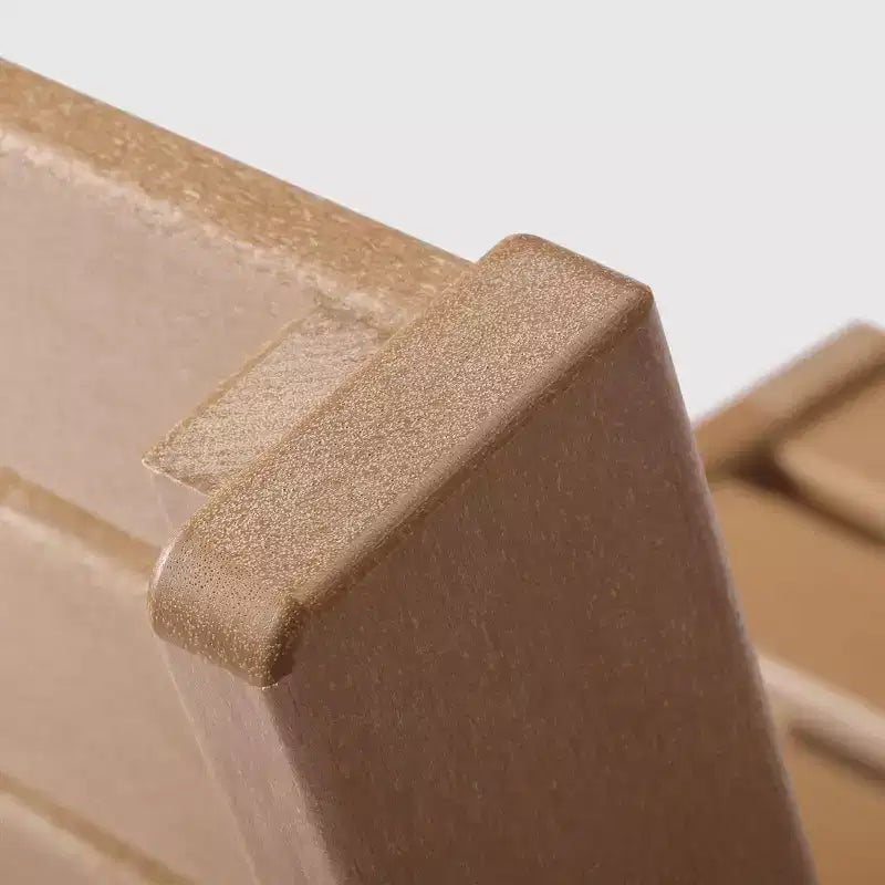 Chaise de coin à dossier profond WestinTrends Avalon en PEHD pour patio extérieur avec accoudoir gauche