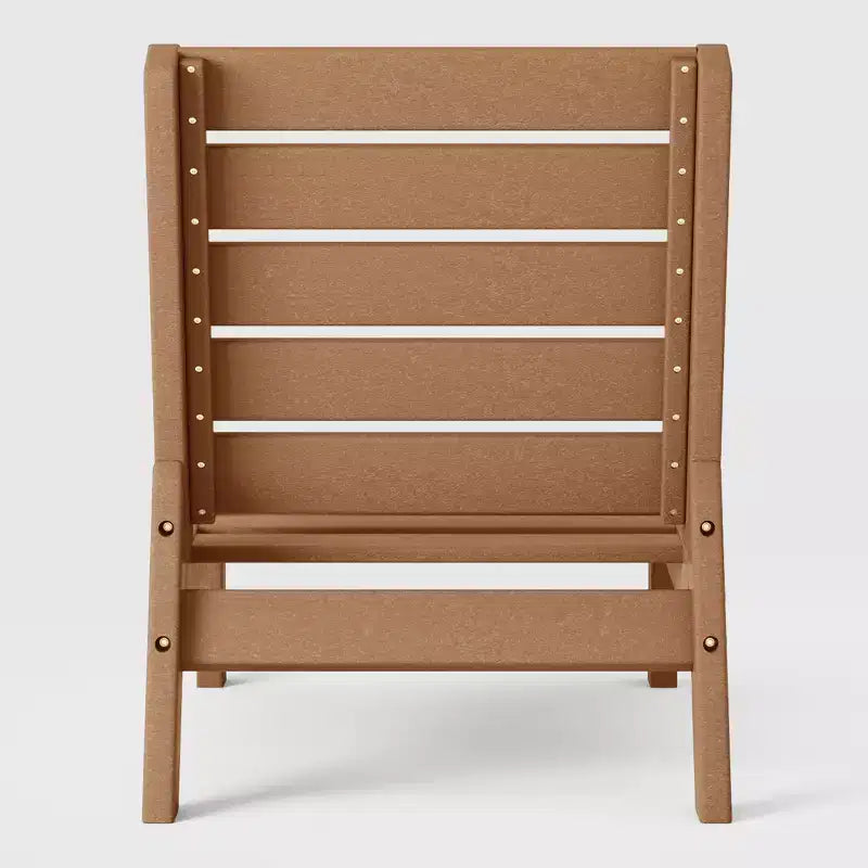Chaise modulaire sans accoudoirs Westintrends Avalon en PEHD pour terrasse extérieure avec assise profonde