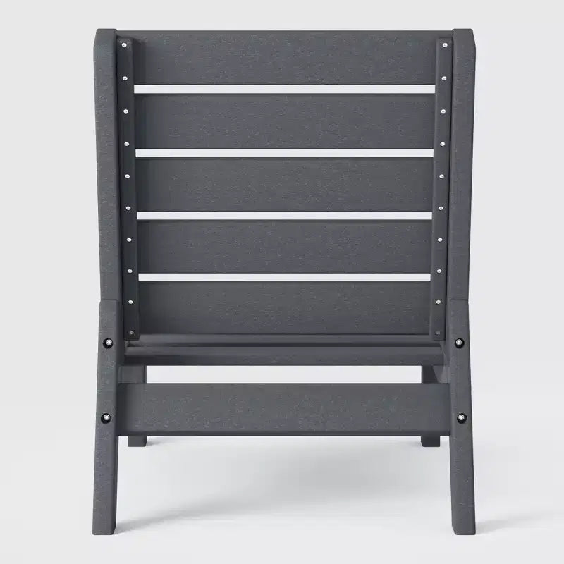 Chaise modulaire sans accoudoirs Westintrends Avalon en PEHD pour terrasse extérieure avec assise profonde