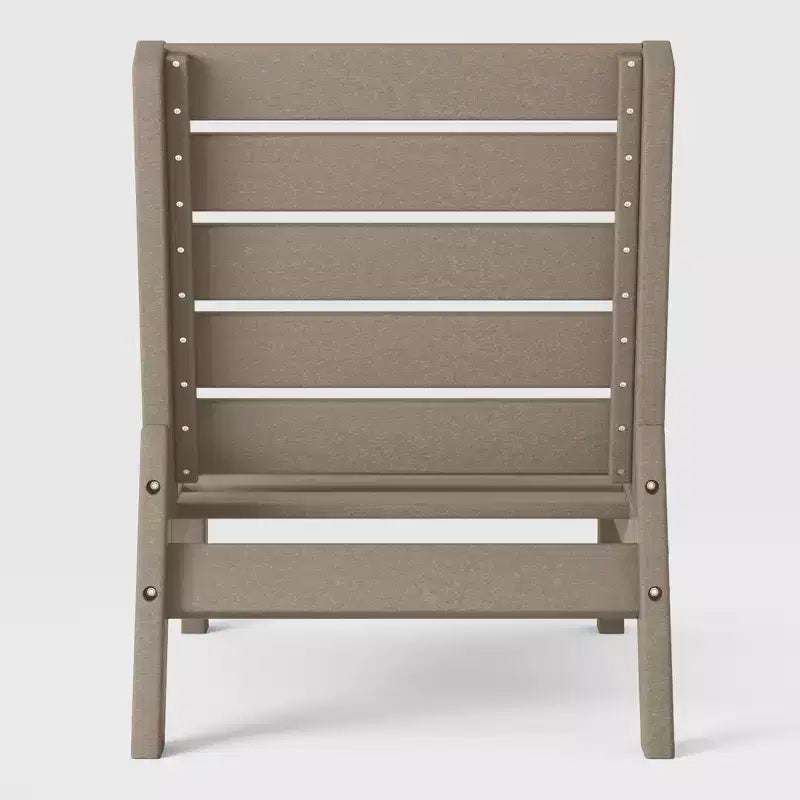 Chaise modulaire sans accoudoirs Westintrends Avalon en PEHD pour terrasse extérieure avec assise profonde