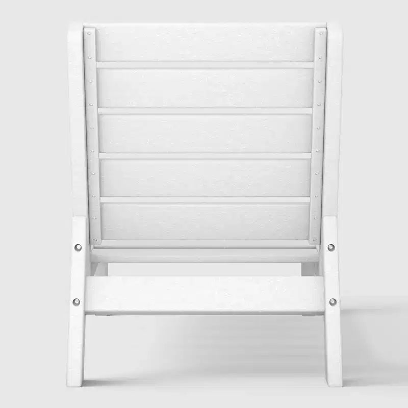 Chaise modulaire sans accoudoirs Westintrends Avalon en PEHD pour terrasse extérieure avec assise profonde