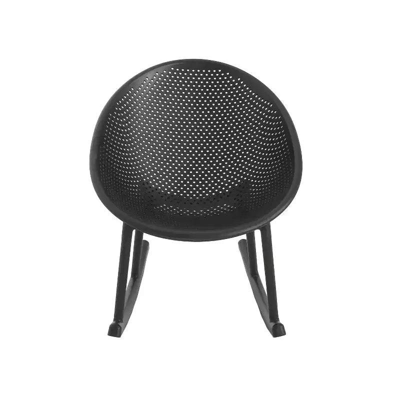 Chaise à bascule GDFStudio Edmont en plastique polypropylène pour l'extérieur