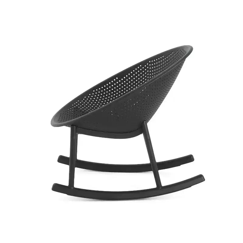 Chaise à bascule GDFStudio Edmont en plastique polypropylène pour l'extérieur