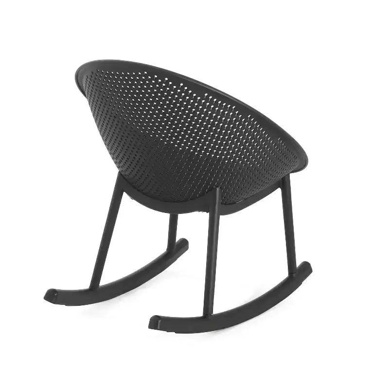 Chaise à bascule GDFStudio Edmont en plastique polypropylène pour l'extérieur