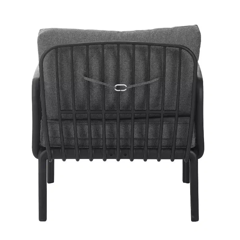 Fauteuil de jardin club rembourré en polypropylène Christopher Knight Home Hester