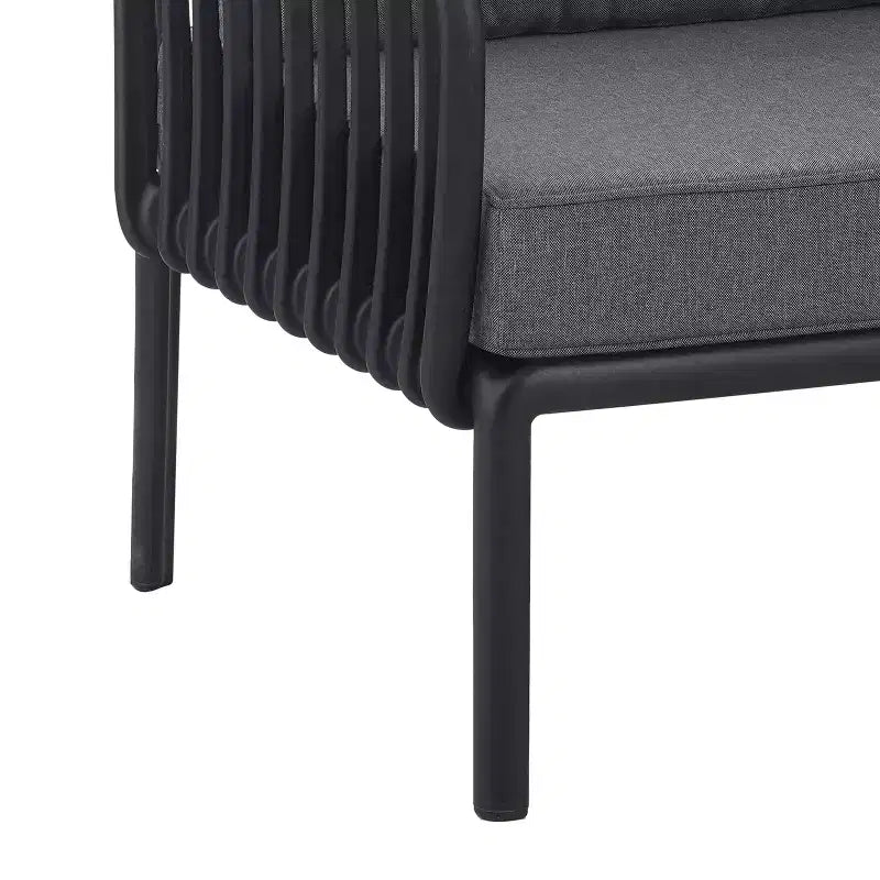 Fauteuil de jardin club rembourré en polypropylène Christopher Knight Home Hester