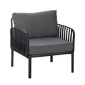 Christopher Knight Home Hester Outdoor Polypropylene Upholstered Club Chair