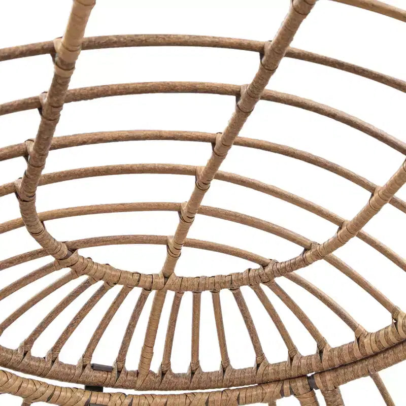 Chaise de patio œuf UPTIOT avec coussins