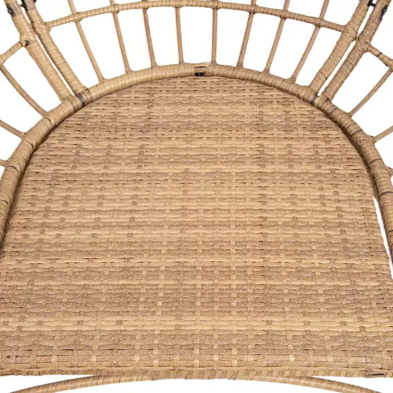 Chaise de patio œuf UPTIOT avec coussins