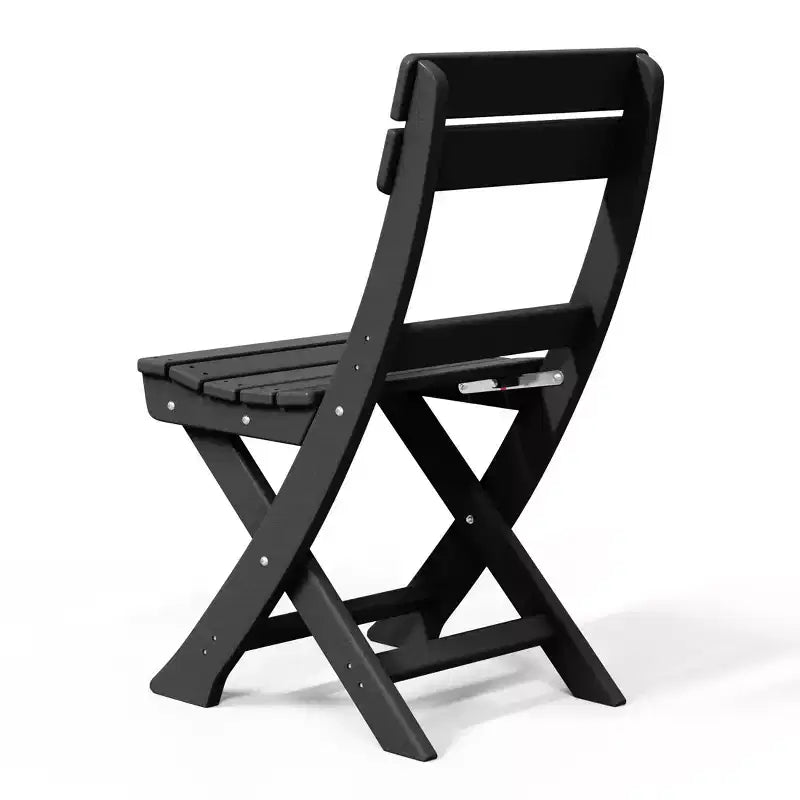 Chaise de salle à manger pliante moderne d'extérieur WestinTrends Malibu en PEHD