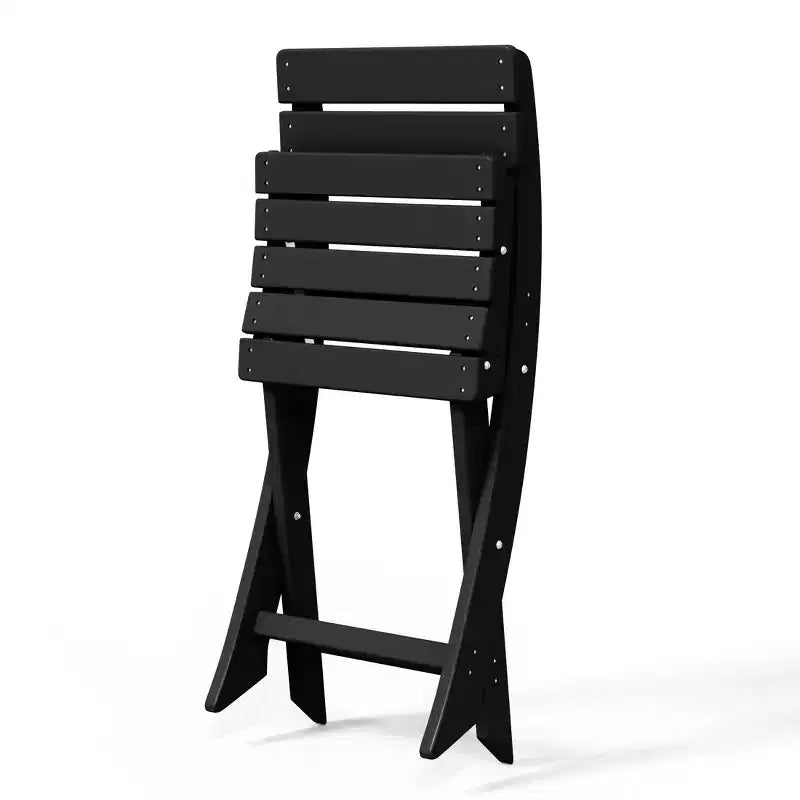 Chaise de salle à manger pliante moderne d'extérieur WestinTrends Malibu en PEHD