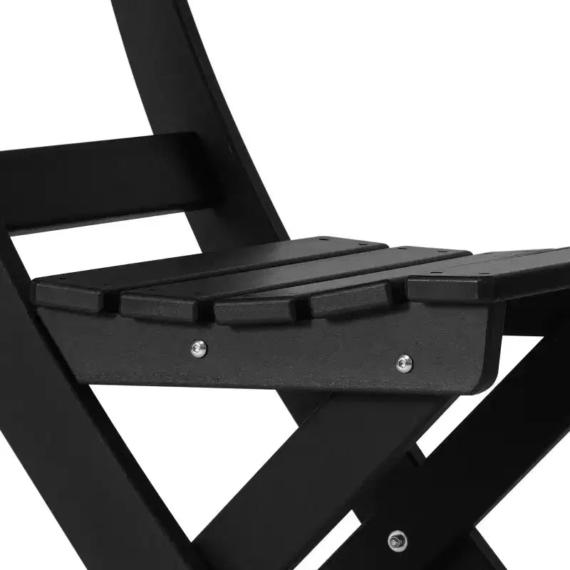 Chaise de salle à manger pliante moderne d'extérieur WestinTrends Malibu en PEHD