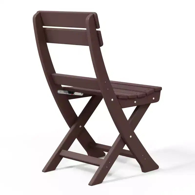 Chaise de salle à manger pliante moderne d'extérieur WestinTrends Malibu en PEHD