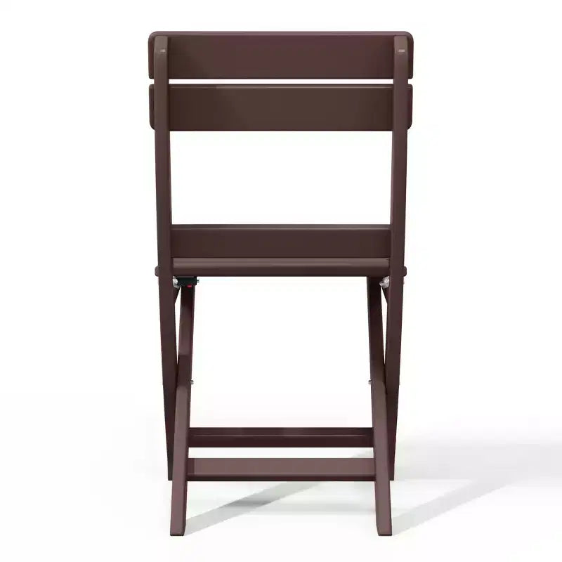 Chaise de salle à manger pliante moderne d'extérieur WestinTrends Malibu en PEHD