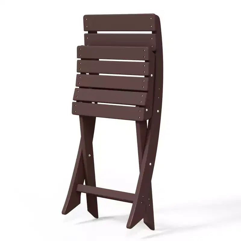 Chaise de salle à manger pliante moderne d'extérieur WestinTrends Malibu en PEHD