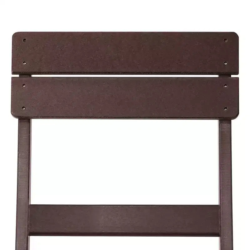Chaise de salle à manger pliante moderne d'extérieur WestinTrends Malibu en PEHD