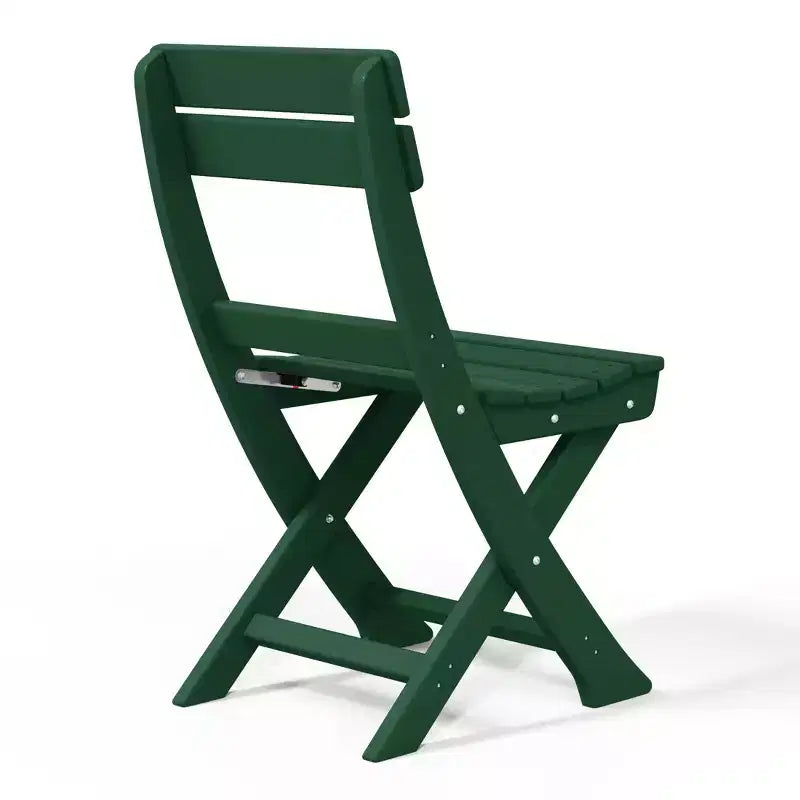 Chaise de salle à manger pliante moderne d'extérieur WestinTrends Malibu en PEHD